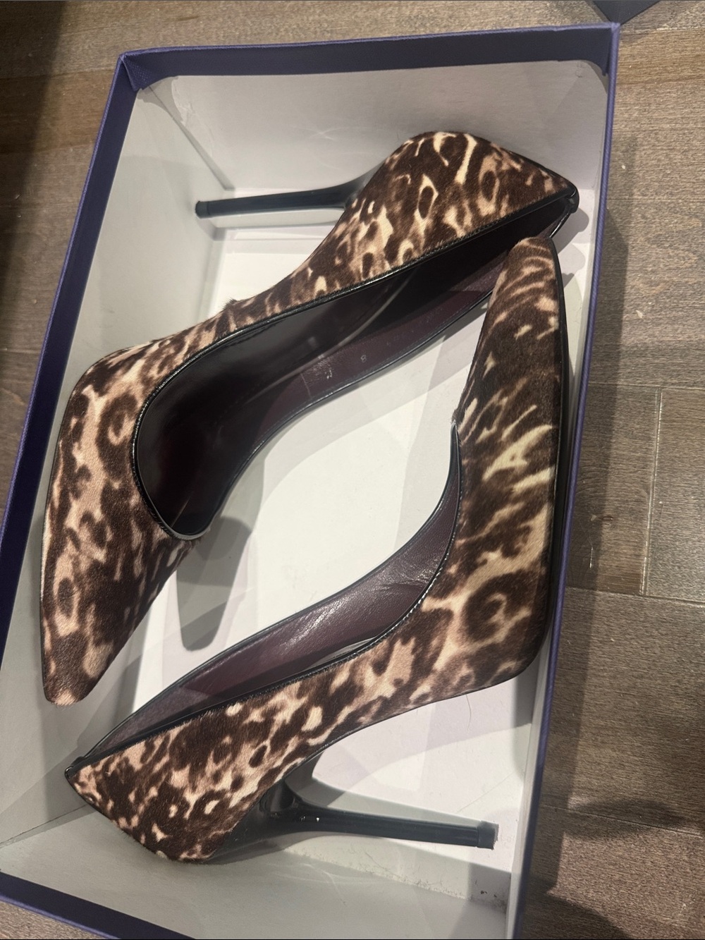 Stuart Weitzman Haircalf Pumps in brown